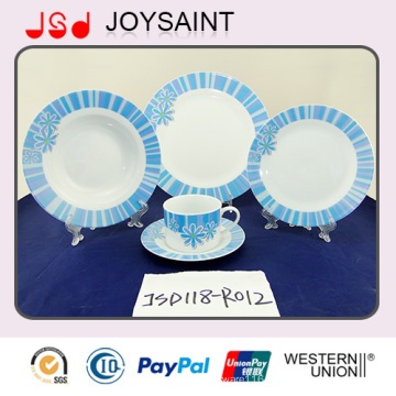 Best Quality New Bone China Dinnerware Set with blue Decal (JSD118-R012)